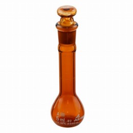 メスフラスコ茶5ml　高精度　ASONE