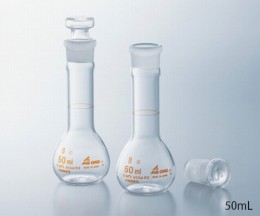 短型メスフラスコ　200mL　JCSS校正付