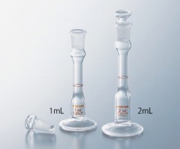 台付メスフラスコ白　3ml(ASONE)