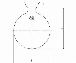 ロータリー受フラスコ　1000ml